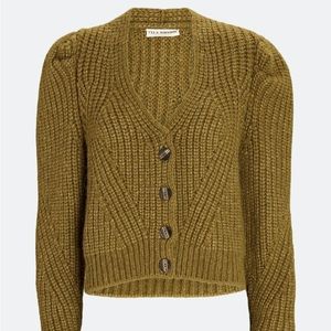 Ulla Johnson “Greta” Knit Cardigan - Tapenade